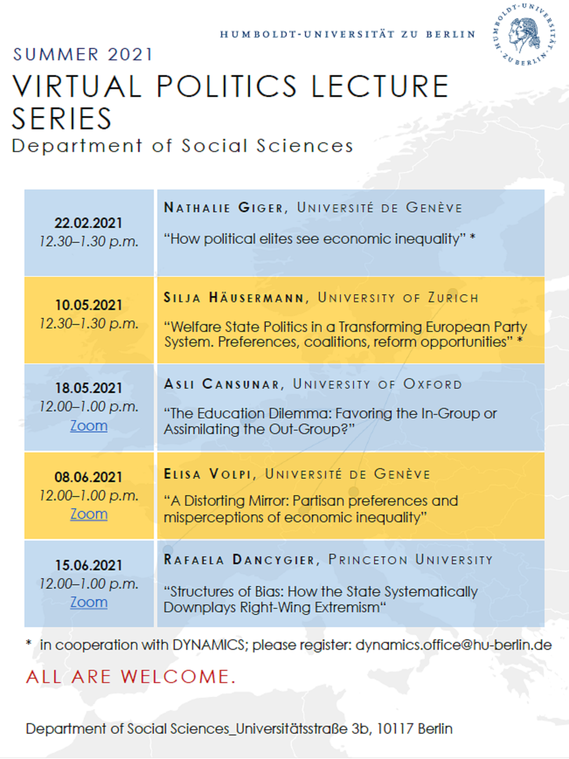 Lecture Series 2021